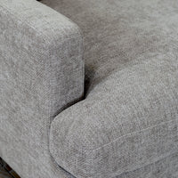 Brontee 2 + 3 Set Seater Fabric Sofa Slate Grey