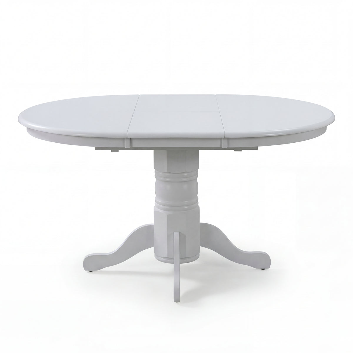 Cairns 106-150cm Extendable Round Hampton Dining Table White