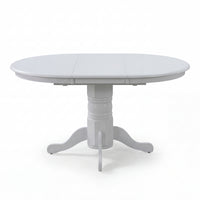 Cairns 106-150cm Extendable Round Hampton Dining Table White