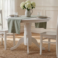 Cairns 106cm Round Hampton Dining Table White
