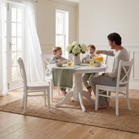 Cairns 106cm Round Hampton Dining Table White