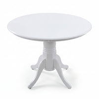 Cairns 106cm Round Hampton Dining Table White