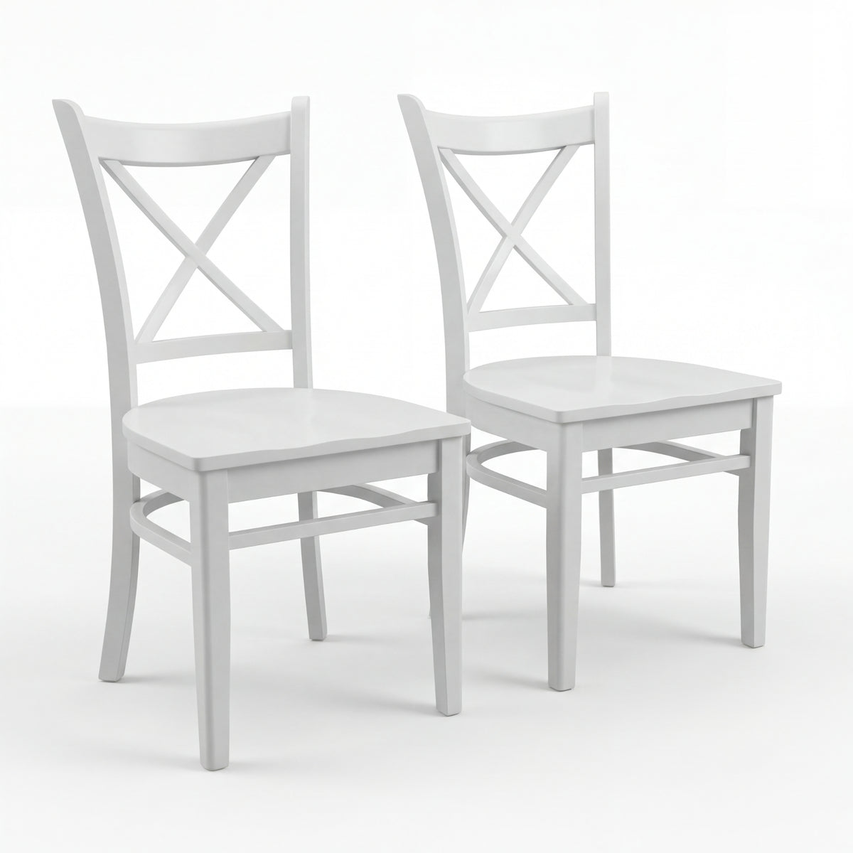 Cairns 2pc Set Hampton Dining Chair White