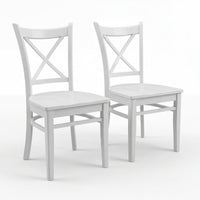 Cairns 2pc Set Hampton Dining Chair White