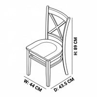 Cairns 2pc Set Hampton Dining Chair White