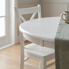 Cairns 5pc Set 106cm Hampton Dining Table Chair White