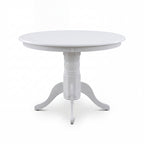 Cairns 5pc Set 106cm Hampton Dining Table Chair White