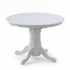Cairns 7pc Set 106-150cm Extendable Hampton Dining Table Chair White