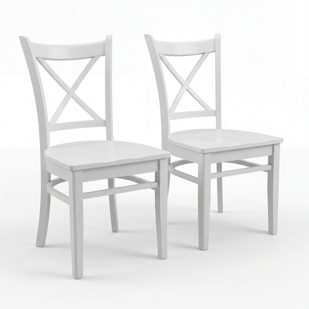 Cairns 7pc Set 106-150cm Extendable Hampton Dining Table Chair White