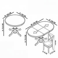 Cairns 7pc Set 106-150cm Extendable Hampton Dining Table Chair White