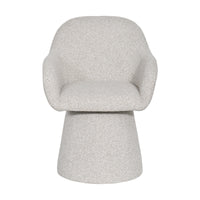 Cali Fabric Swivel Dining Chair Grey