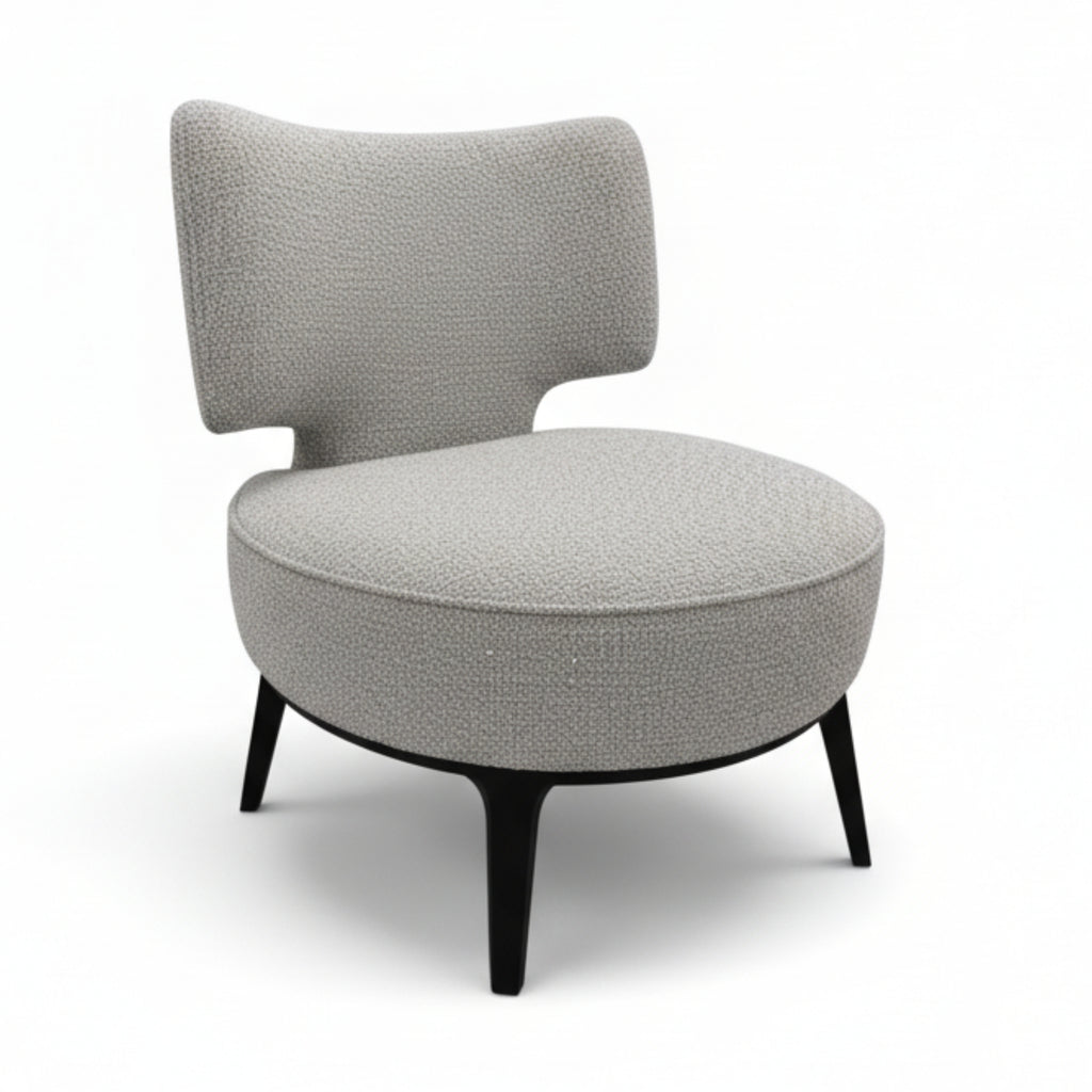 Calla Occasional Accent Corner Chair Grey