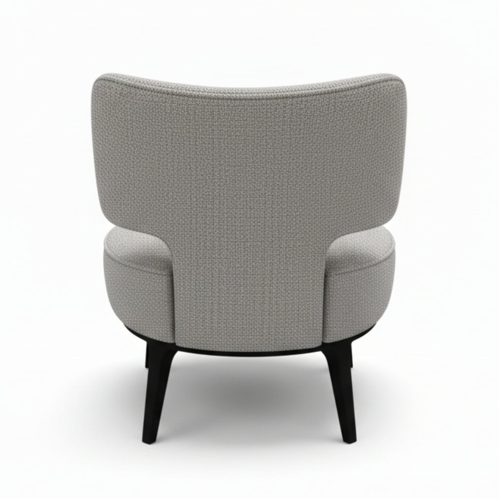 Calla Occasional Accent Corner Chair Grey