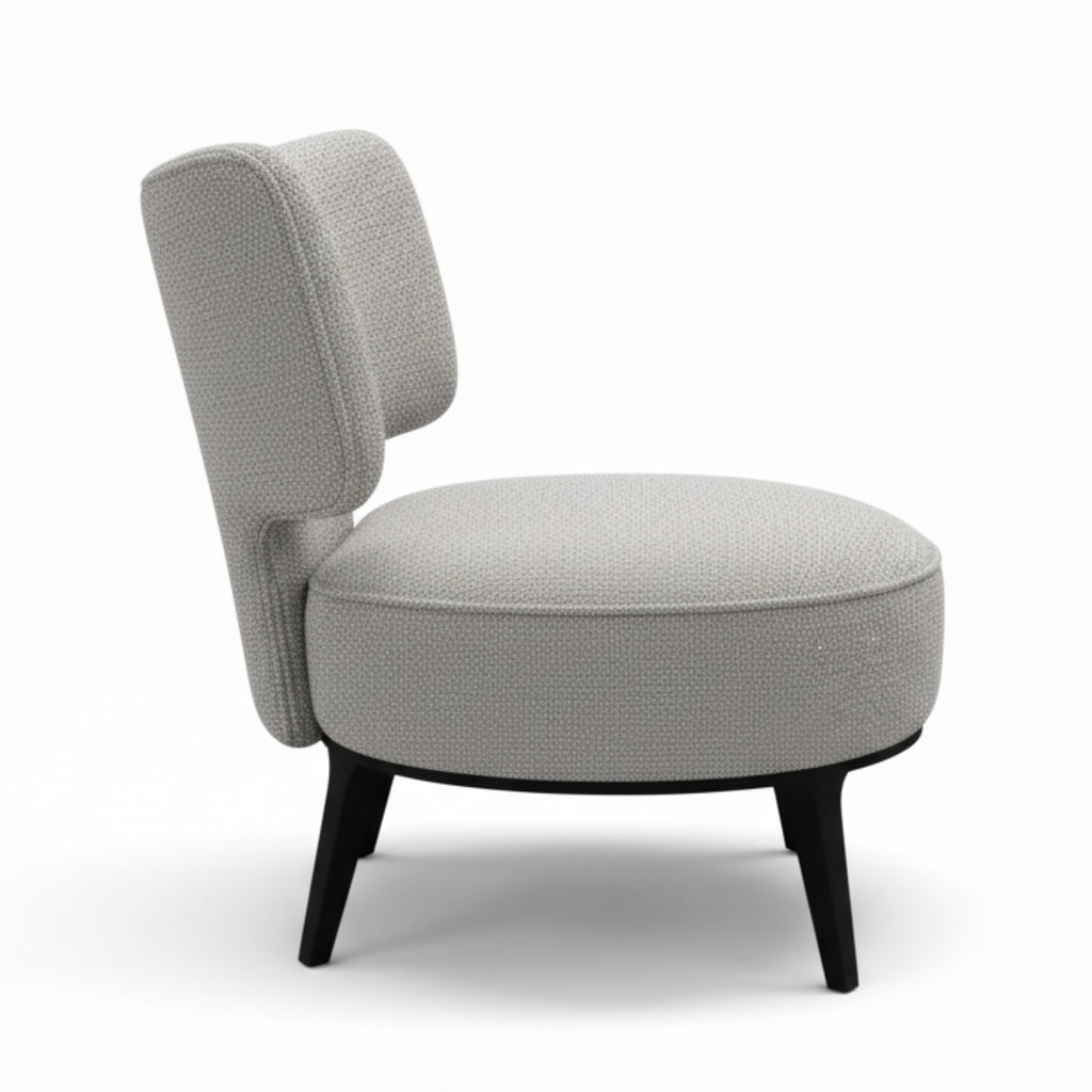 Calla Occasional Accent Corner Chair Grey