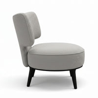 Calla Occasional Accent Corner Chair Grey