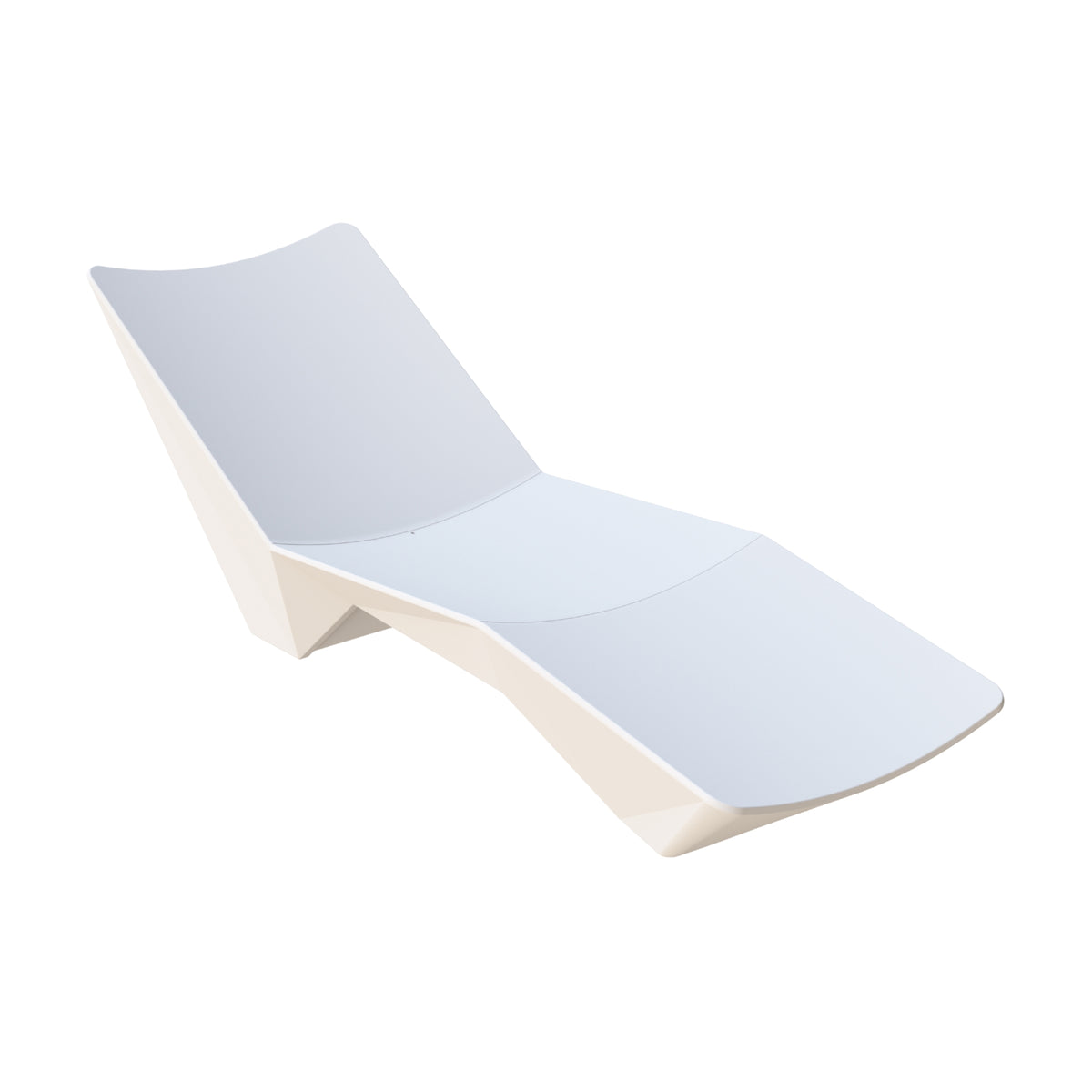 Cancun Premium Luxury Pool Lounger Chaise White