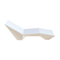 Cancun Premium Luxury Pool Lounger Chaise White