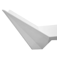 Cancun Premium Luxury Pool Lounger Chaise White