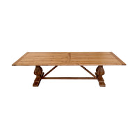 Cassie 300cm Reclaimed Elm Wood Dining Table - Natural