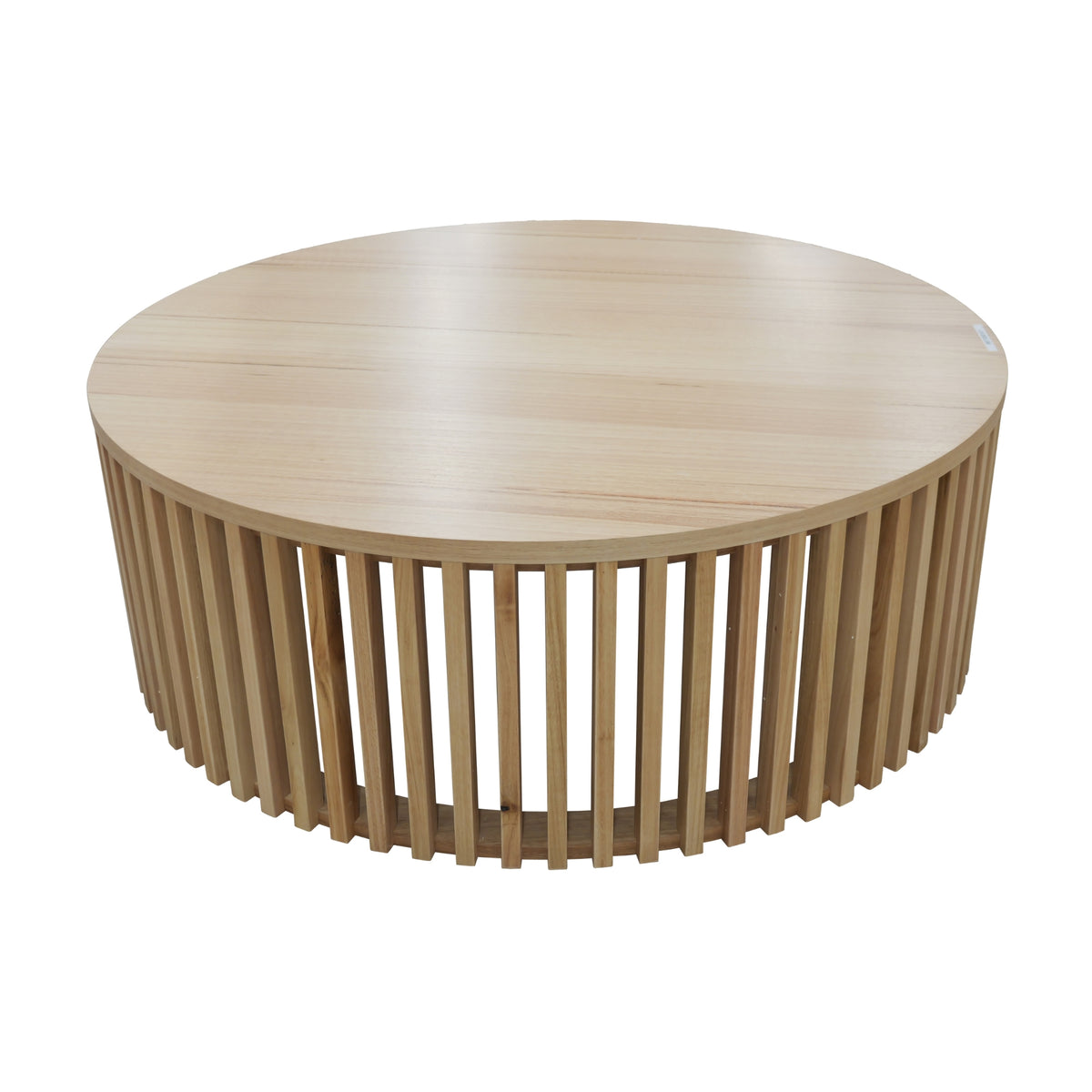 Catalina 135cm Round Coffee Table Natural Oak