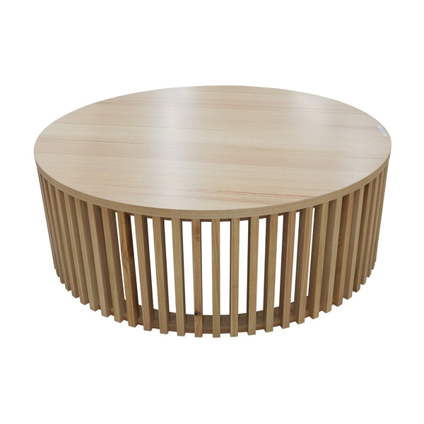 Catalina 135cm Round Coffee Table Natural Oak