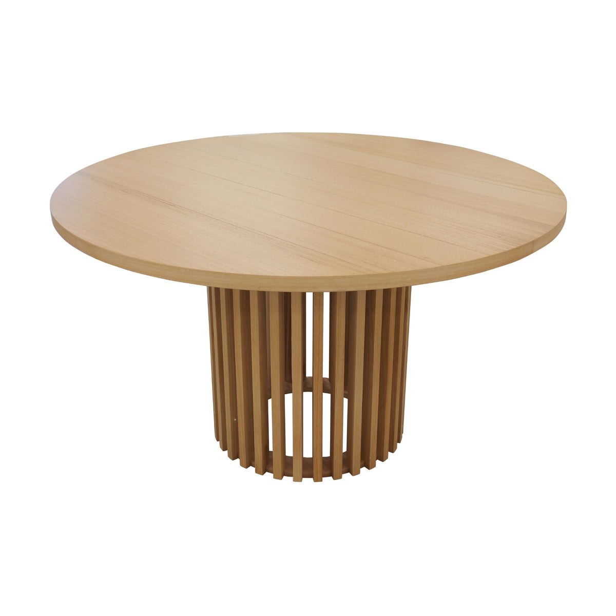 Catalina 135cm Round Dining Table Natural Oak