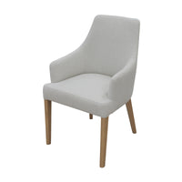 Catalina 2pc Set Fabric Dining Chair Grey