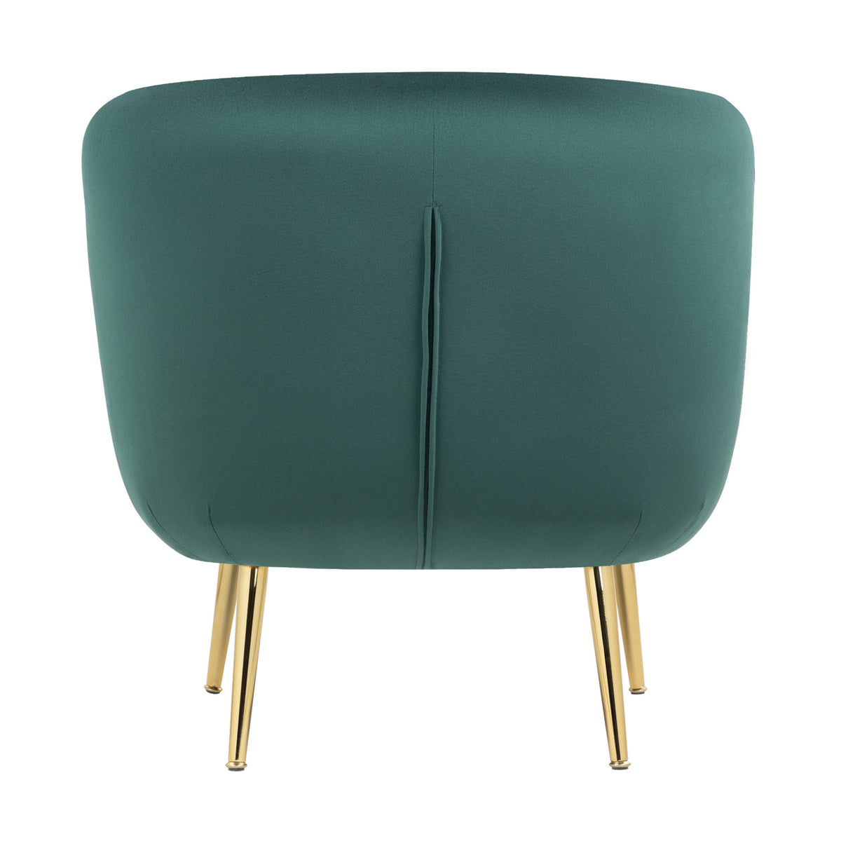 Cecil Premium Velvet Armchair Occasional Accent Tub Chair Green