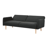 Celia 3 Seater Fabric Sofa Bed Charcoal 