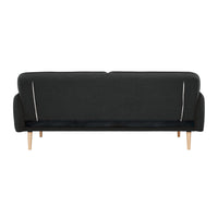 Celia 3 Seater Fabric Sofa Bed Charcoal 