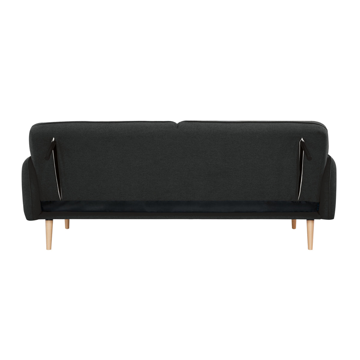 Celia 3 Seater Fabric Sofa Bed Charcoal 