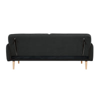 Celia 3 Seater Fabric Sofa Bed Charcoal 