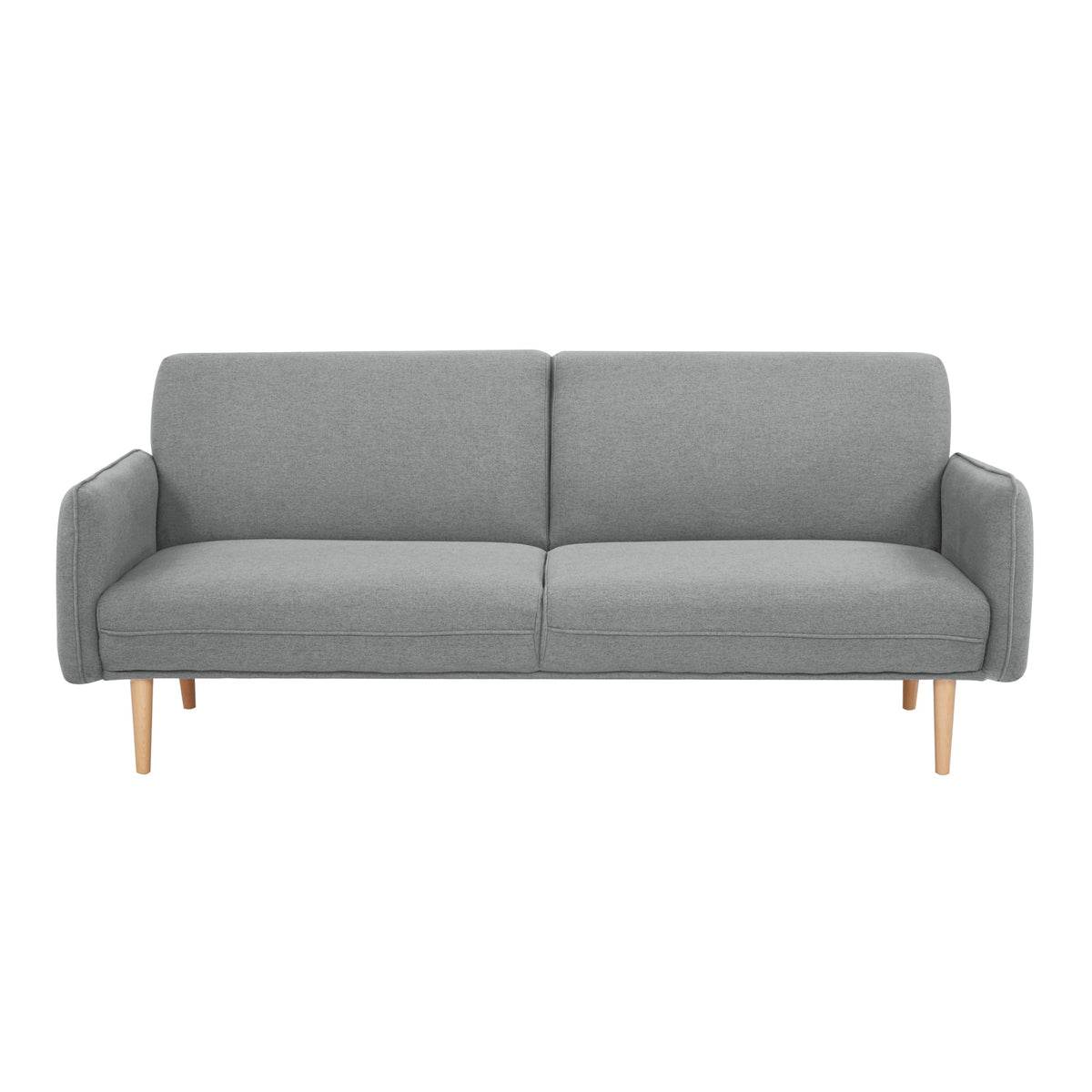 Celia 3 Seater Fabric Sofa Bed Light Grey 