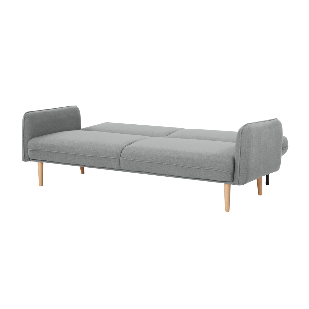 Celia 3 Seater Fabric Sofa Bed Light Grey 