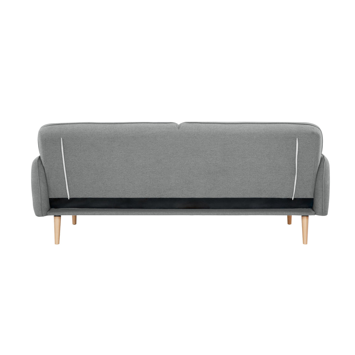 Celia 3 Seater Fabric Sofa Bed Light Grey 