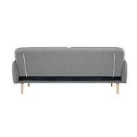 Celia 3 Seater Fabric Sofa Bed Light Grey 