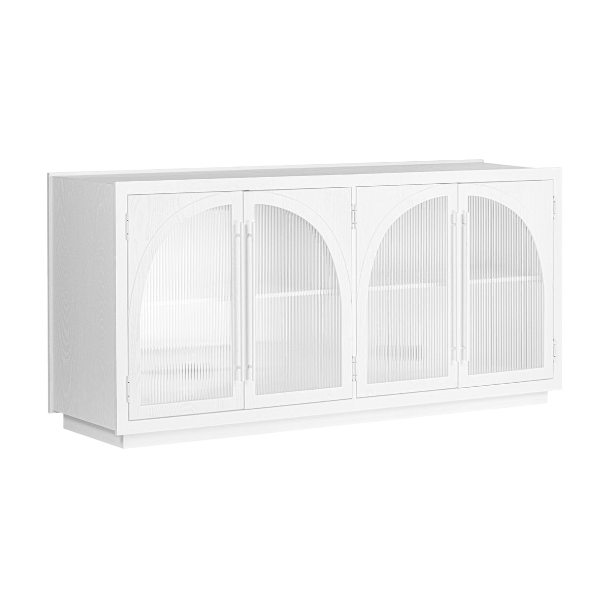 Charles 178cm Sideboard Modern 4 Door Storage Cabinet Unit White