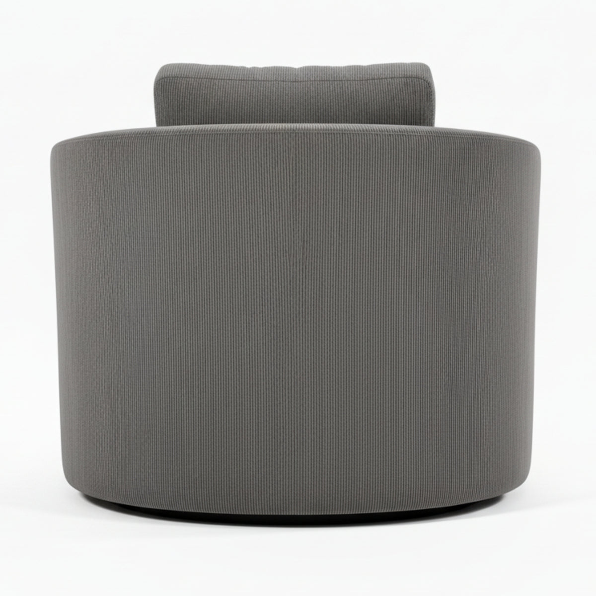 Charlie Swivel Rotating Arm Chair Occasional Accent Grey