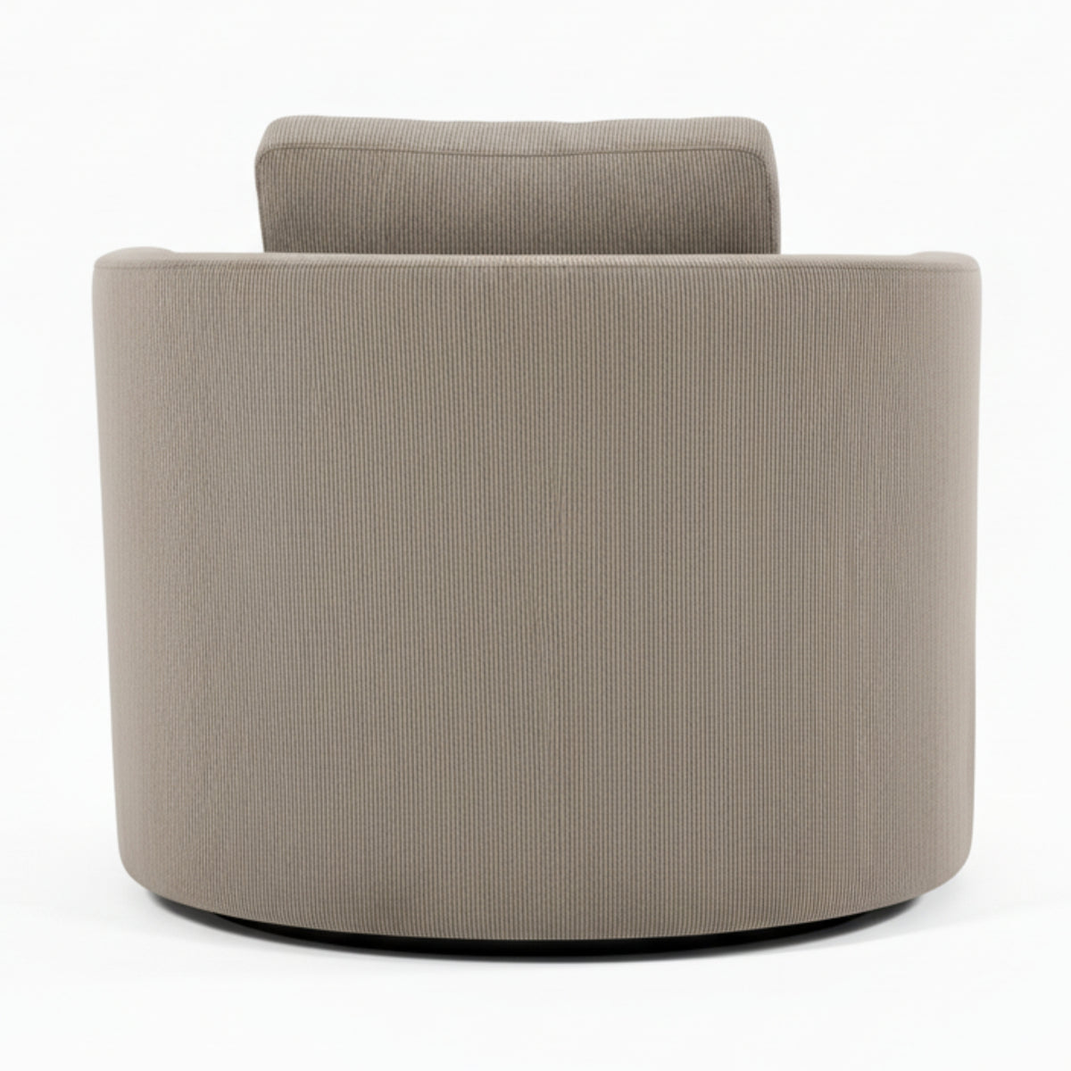 Charlie Swivel Rotating Arm Chair Occasional Accent Oat Grey