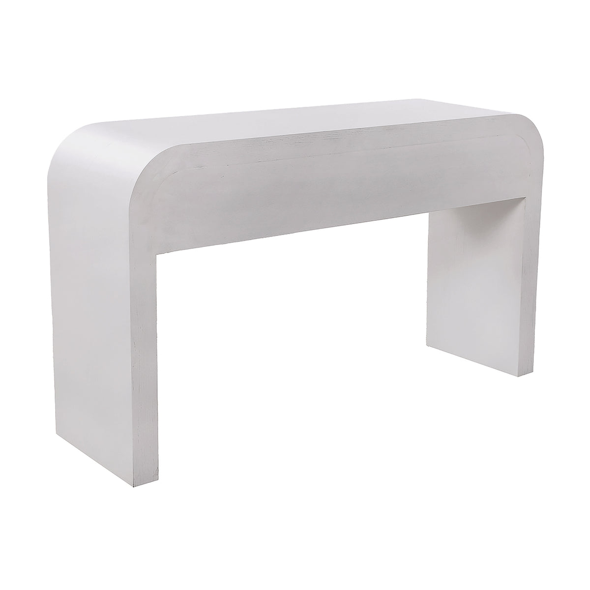 Chloe Channel 140cm Console Table Ivory and White Oak