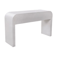 Chloe Channel 140cm Console Table Ivory and White Oak
