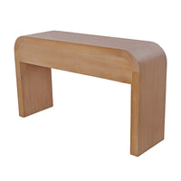 Chloe Channel 140cm Console Table Natural Oak