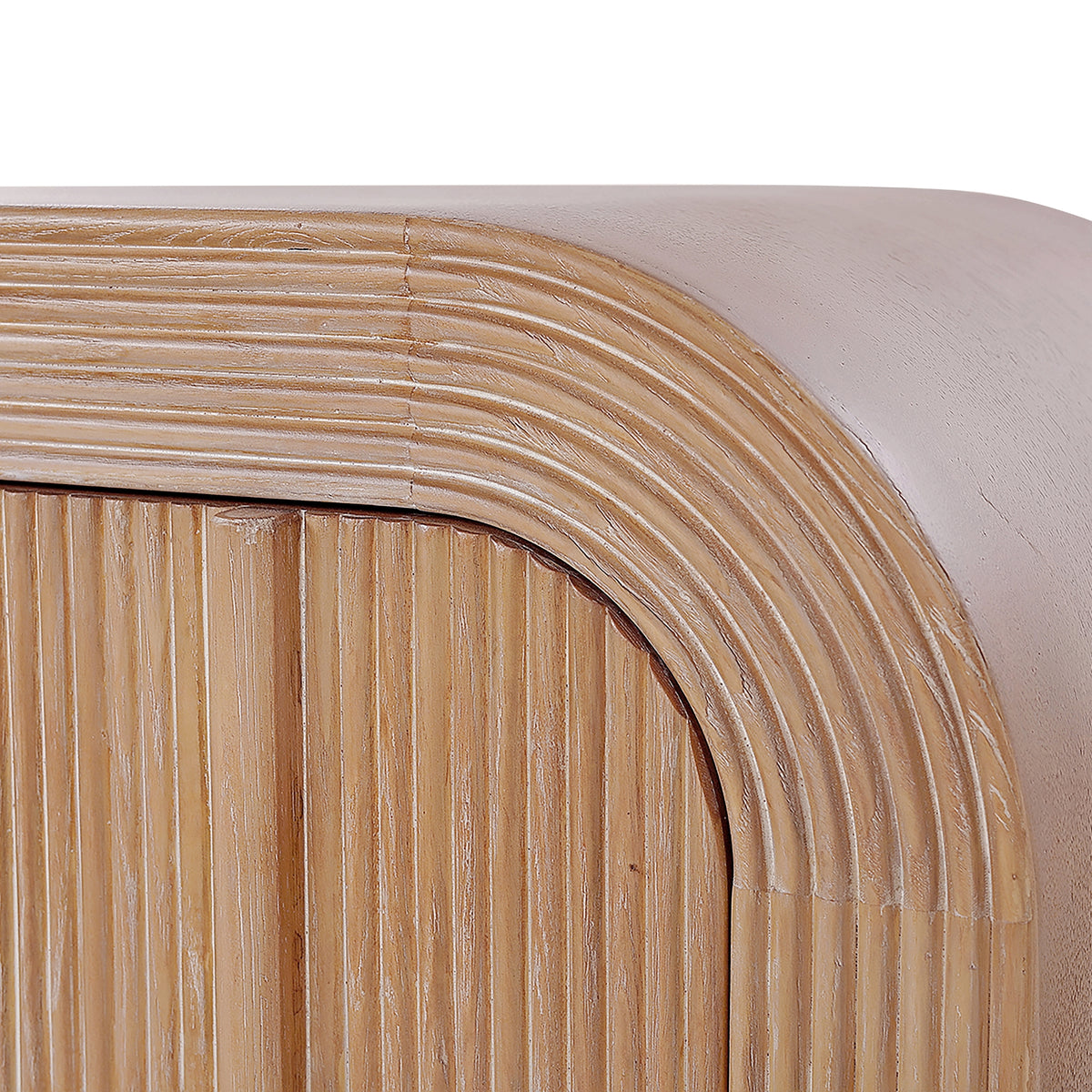 Chloe Channel 140cm Console Table Natural Oak