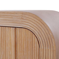Chloe Channel 140cm Console Table Natural Oak