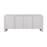 Chloe Channel Buffet Ivory and White Oak