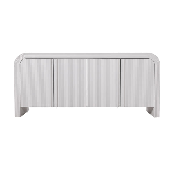 Chloe Channel Buffet Ivory and White Oak