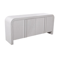 Chloe Channel Buffet Ivory and White Oak