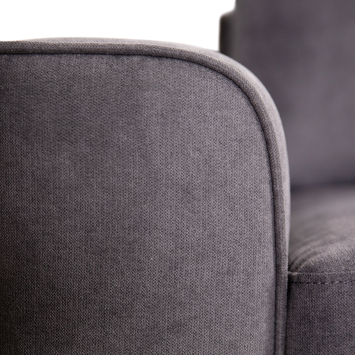 Christo 3 Seater Sofa RHF Chaise Lounge Dark Grey