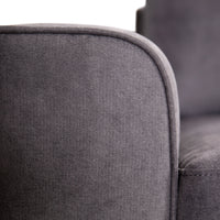 Christo 3 Seater Sofa RHF Chaise Lounge Dark Grey