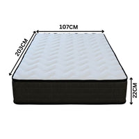 Classic Comfort Mattress Medium Spring Pocket Coil King Single 